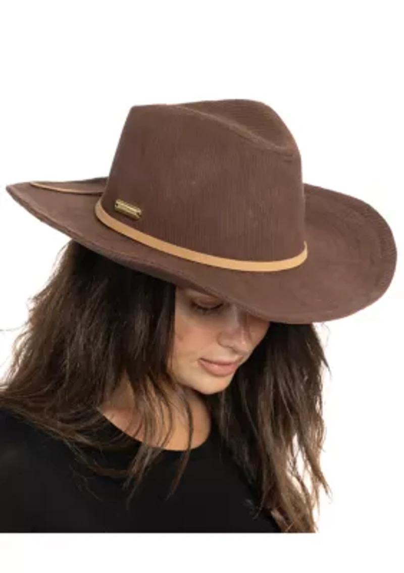Corded Cowboy Hat