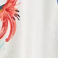 Island Scene Crinkle Topper