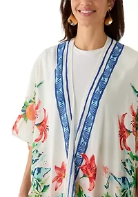 Island Scene Crinkle Topper