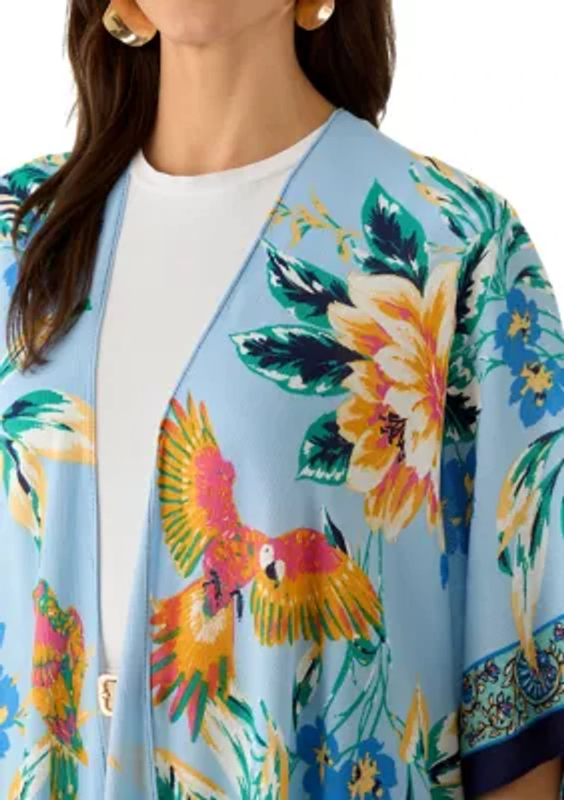 Women's Parrot Crinkle Topper