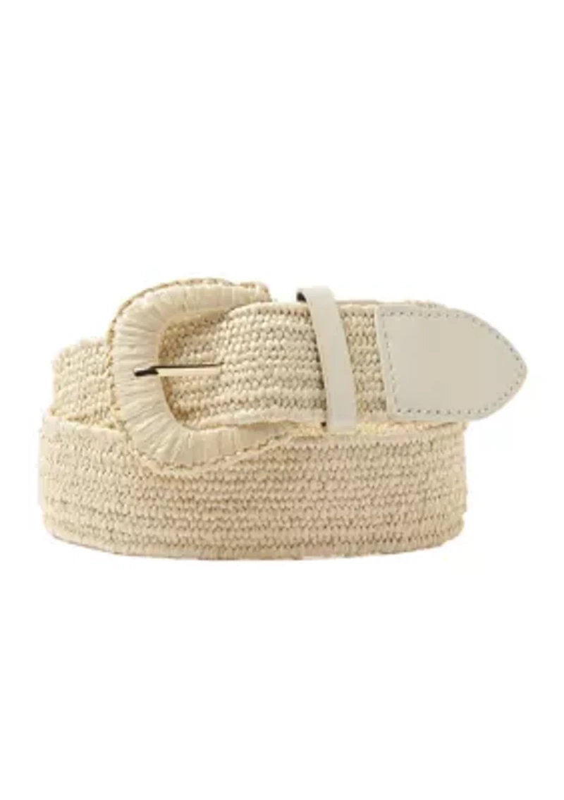 Raffia Belt