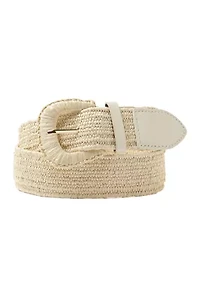 Raffia Belt