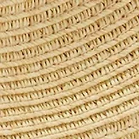 Panama Hat with Tie Trim