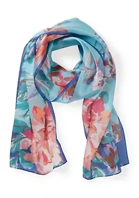 Garden Blooms Oblong Scarf