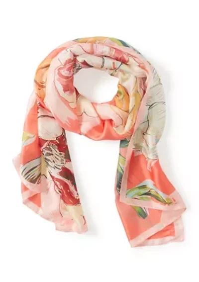 Peony Polyester Oblong