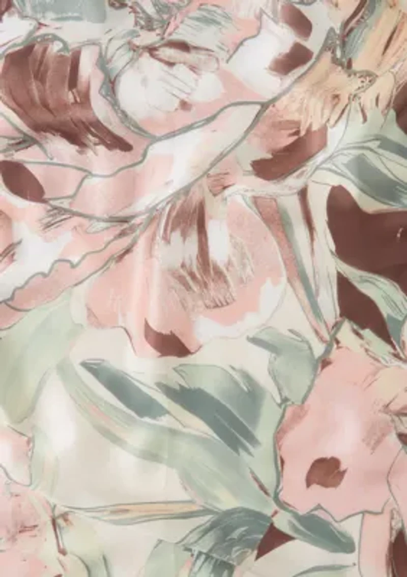 Peony Polyester Oblong