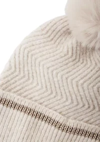 Knit Beanie with Pom