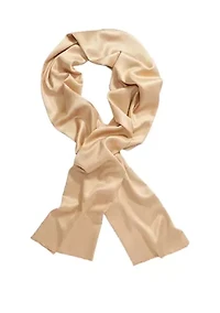Satin Pashmina Self Fringe Scarf