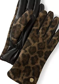 Leopard Pull Up Glove