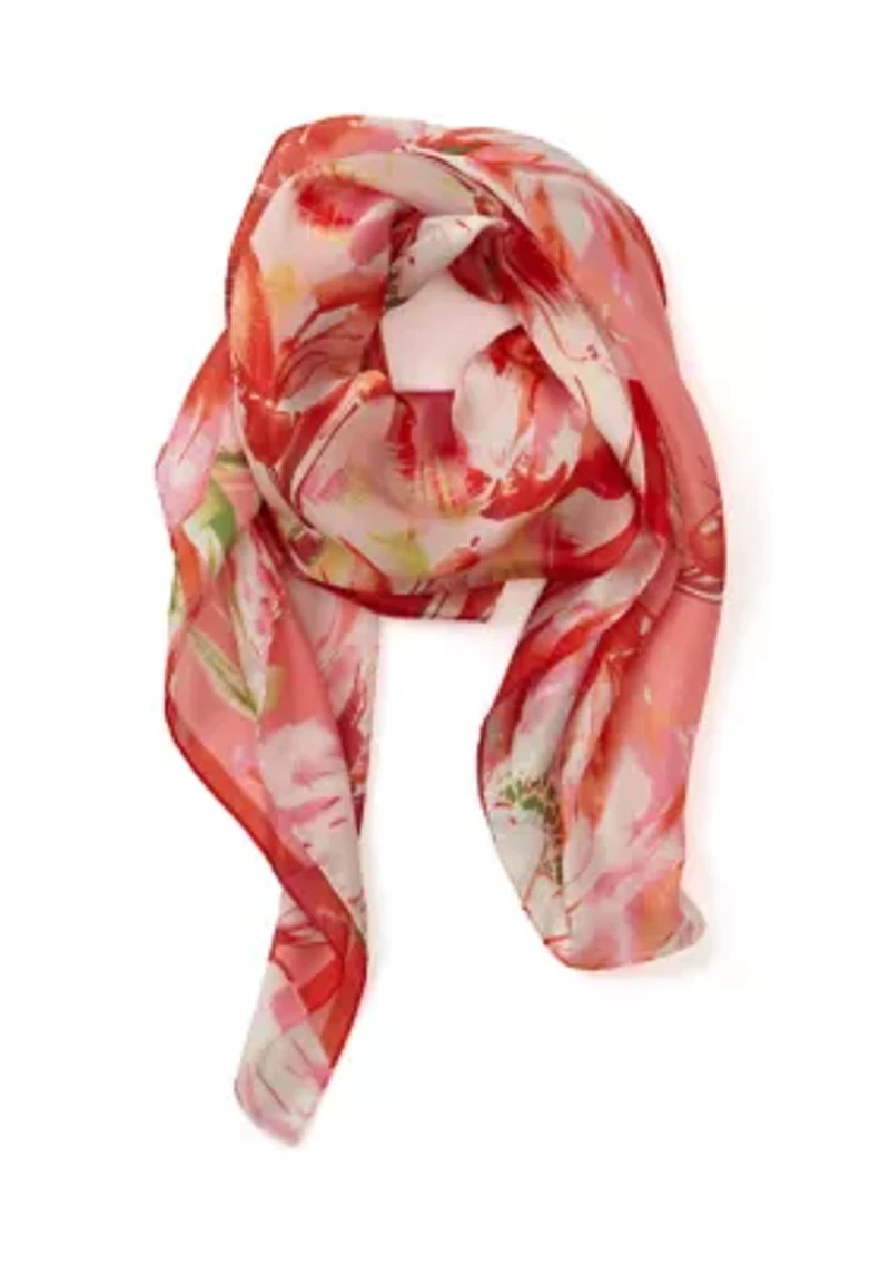 Women's Floral Scarf