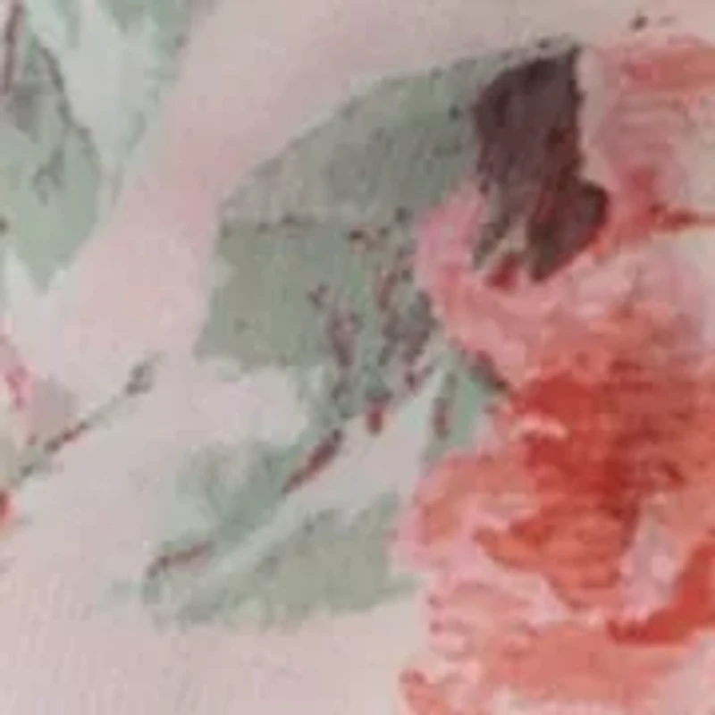 Botanical Printed Polyeser Square Scarf