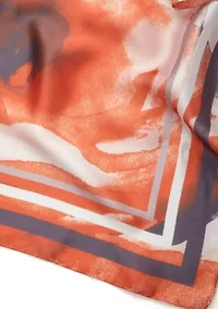 Watercolor Floral Square Scarf