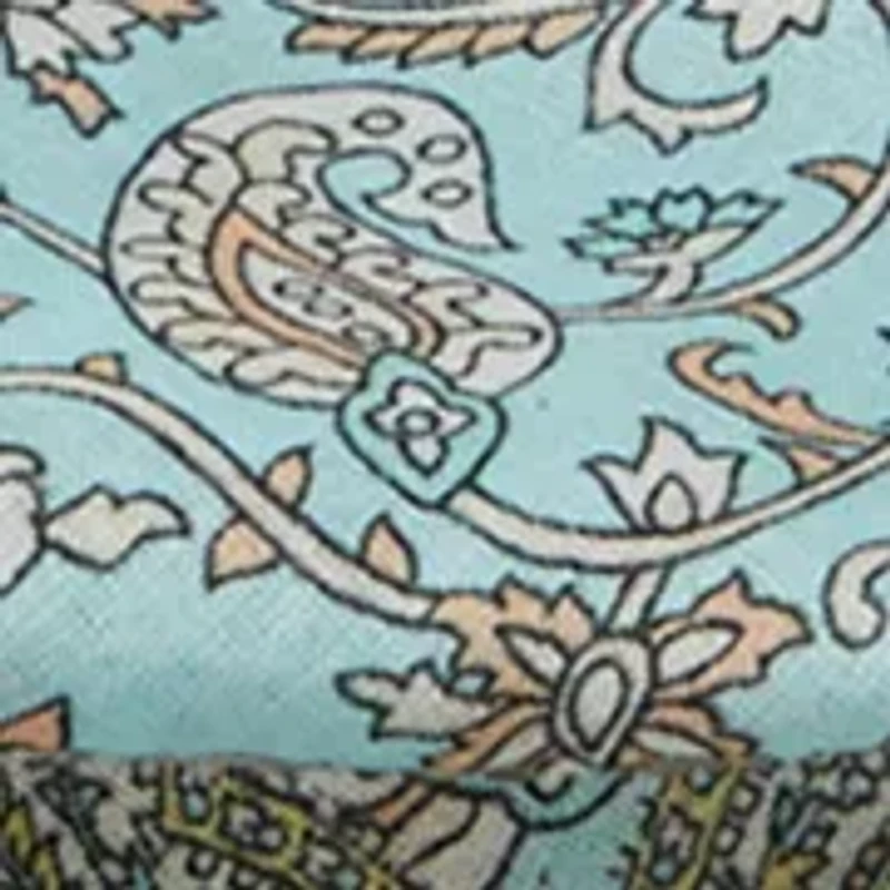 Paisley Ruffle Square Scarf