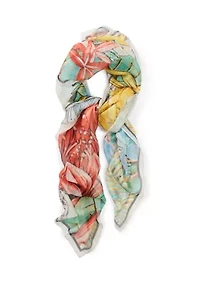 Jungle Toile Square Scarf