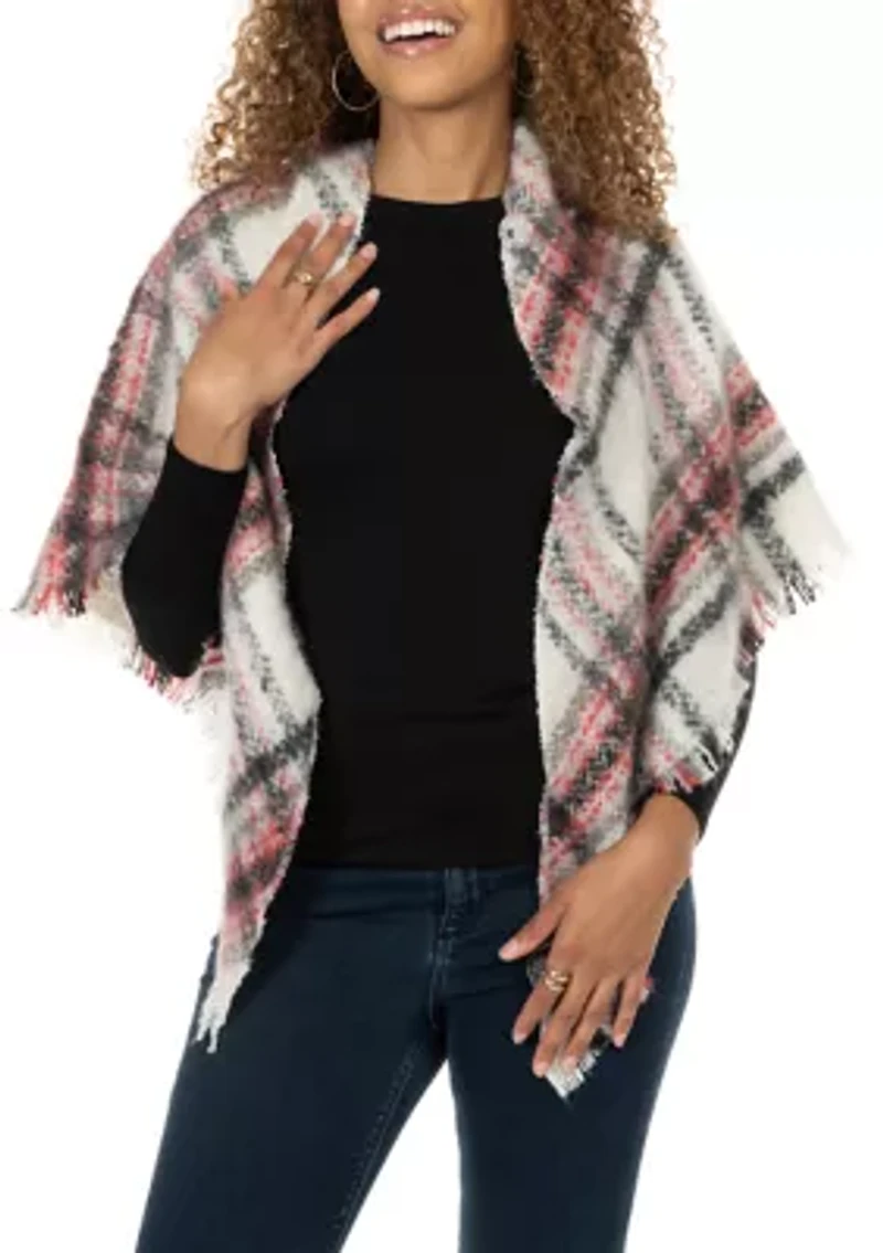 Printed Triangle Scarf