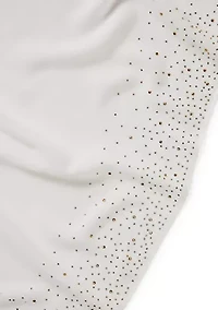 Embellished Sheer Scarf