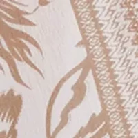 Women's Bird Floral Block Print Topper