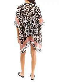Women's Leopard Dye Topper