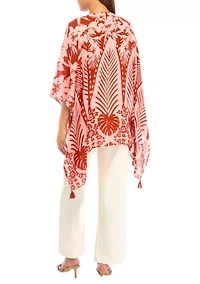 Tropical Print Kimono