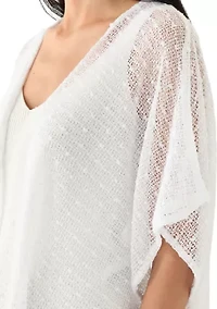 Women's Popcorn Duster with Smocked Back