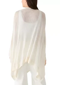 Women's Ribbed Lightweight Knit Topper