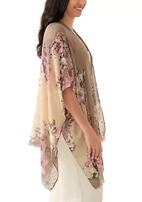 Women's Climbing Roses Printed Topper