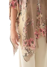 Women's Climbing Roses Printed Topper
