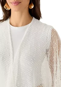 Women's Popcorn Textured Topper