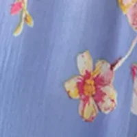 Wallpaper Floral Printed Crinkle Shawl