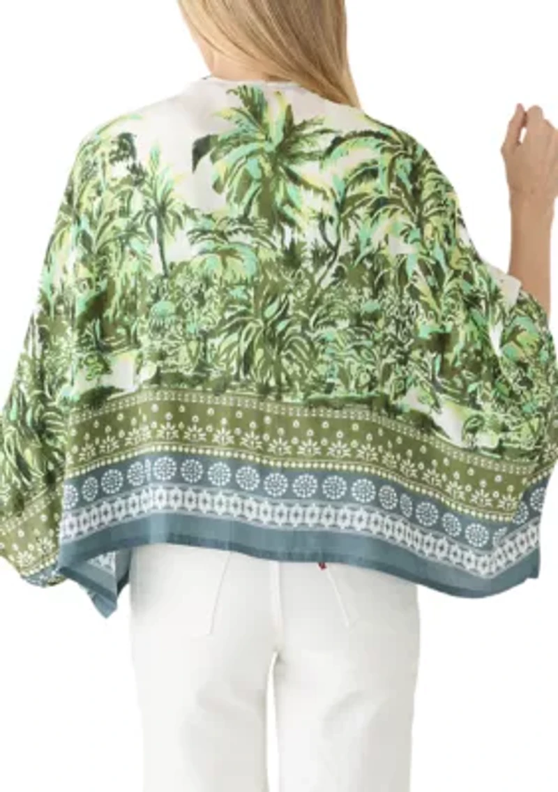 Palm Tree Crinkle Topper