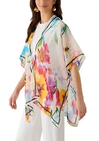 Women's Brushstroke Bloom Topper