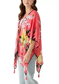 Pretty Blooms Crinkle Shawl