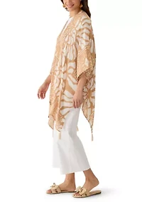 Women's Shell Swirl Crinkle Topper