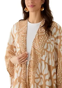 Women's Shell Swirl Crinkle Topper