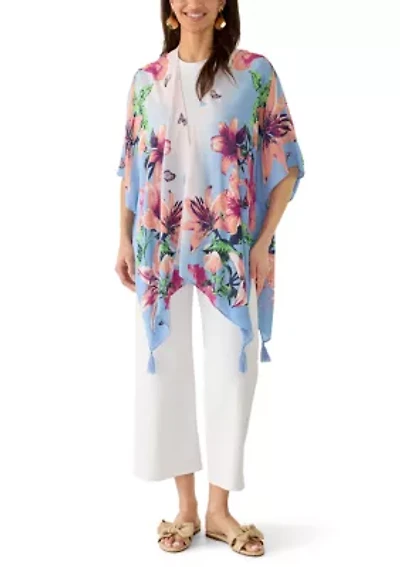 Women's Tropical Floral Topper