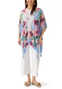Women's Tropical Floral Topper