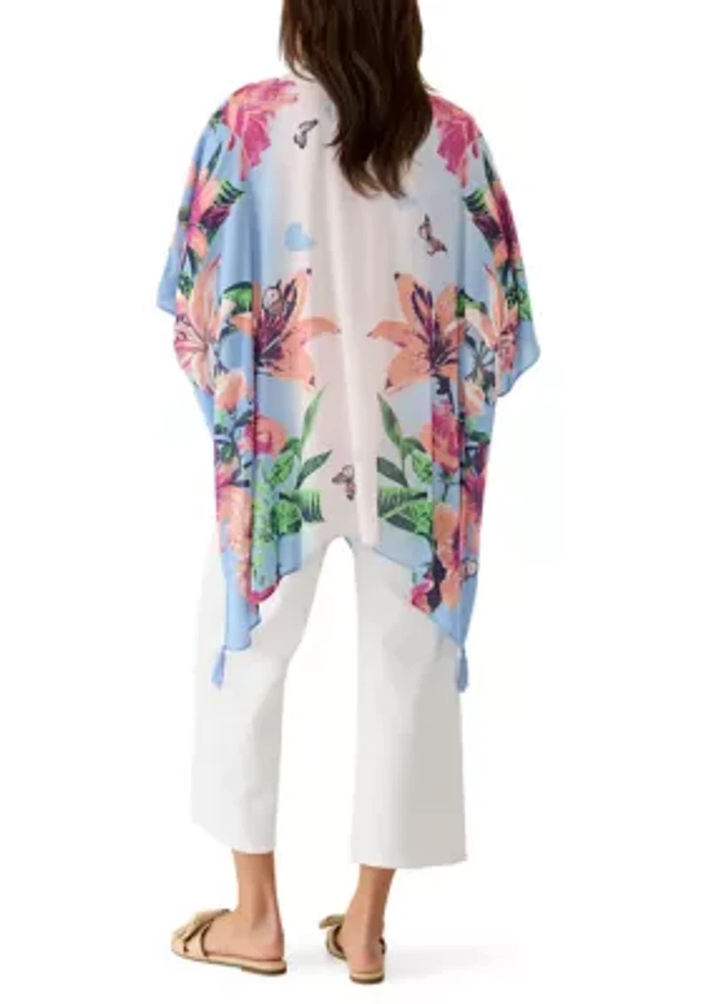 Women's Tropical Floral Topper