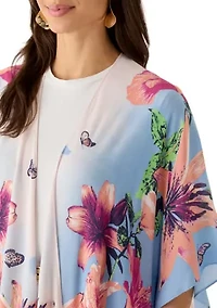 Women's Tropical Floral Topper