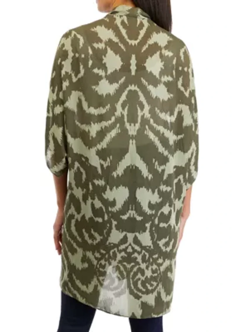 Women's Animal Print Topper