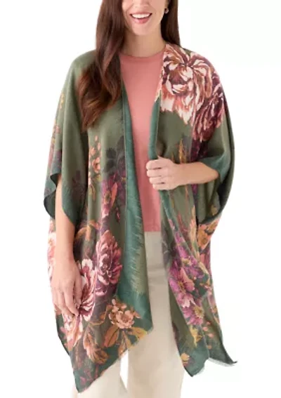 Women's Super Soft Tapestry Rose Topper