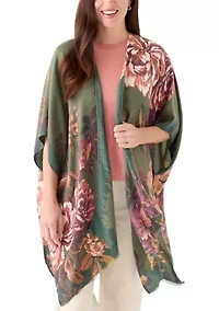 Women's Super Soft Tapestry Rose Topper