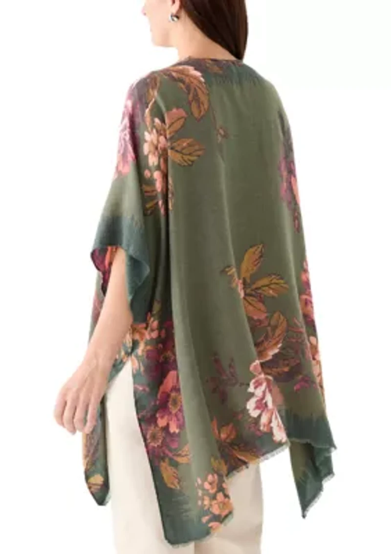 Women's Super Soft Tapestry Rose Topper