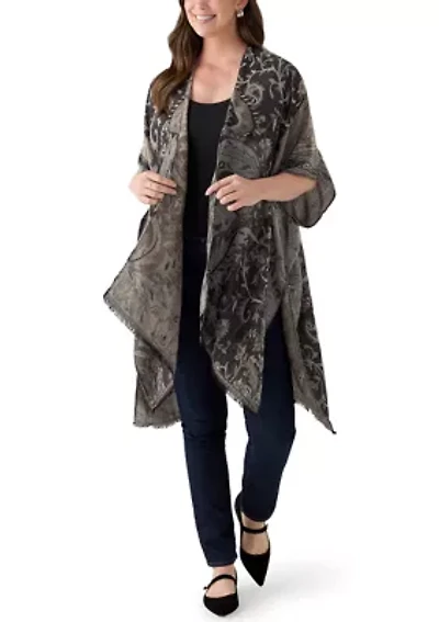 Paisley Jacquard Topper