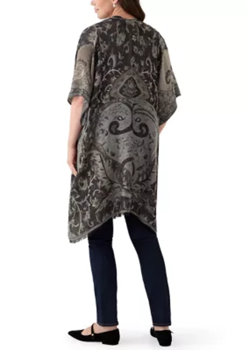 Paisley Jacquard Topper