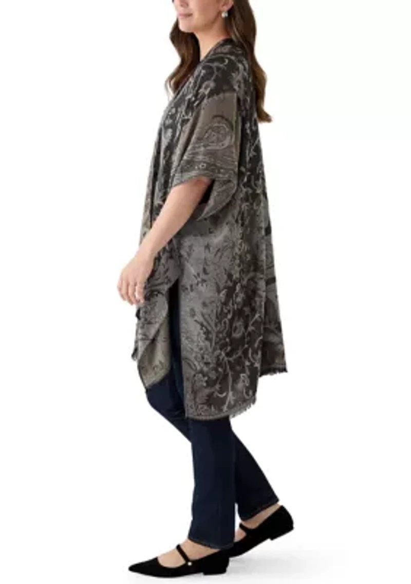 Paisley Jacquard Topper