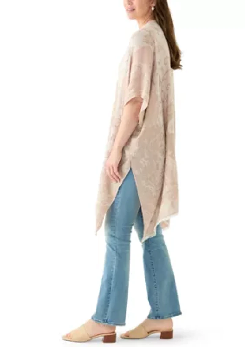 Paisley Jacquard Topper