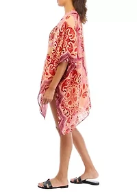   Printed Topper with Floppy Hat 