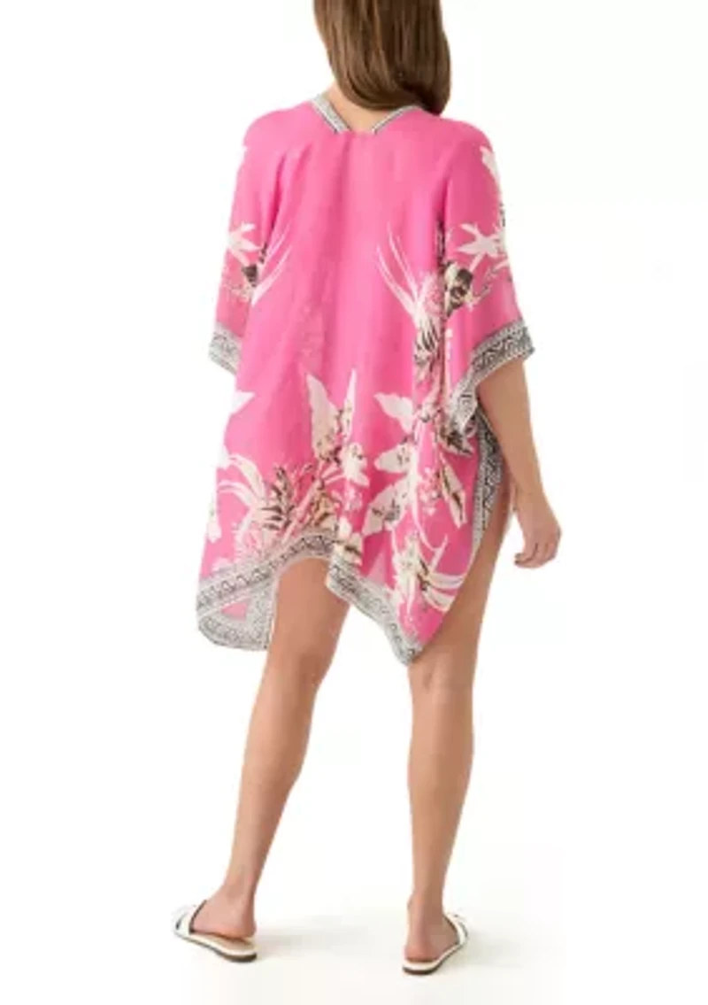 Banana Print Duster and Hat Set