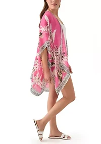 Banana Print Duster and Hat Set