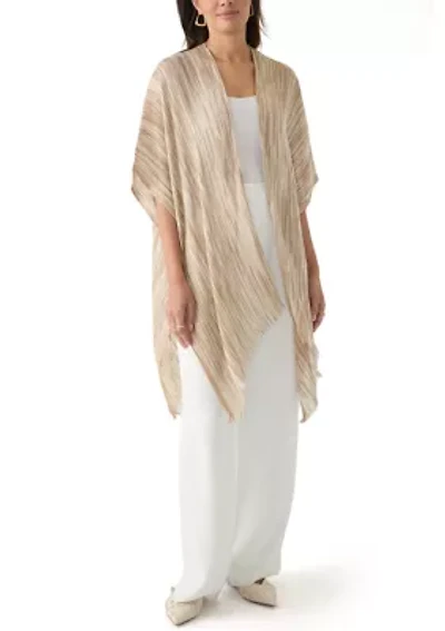 Space Dyed Slub Knit Topper